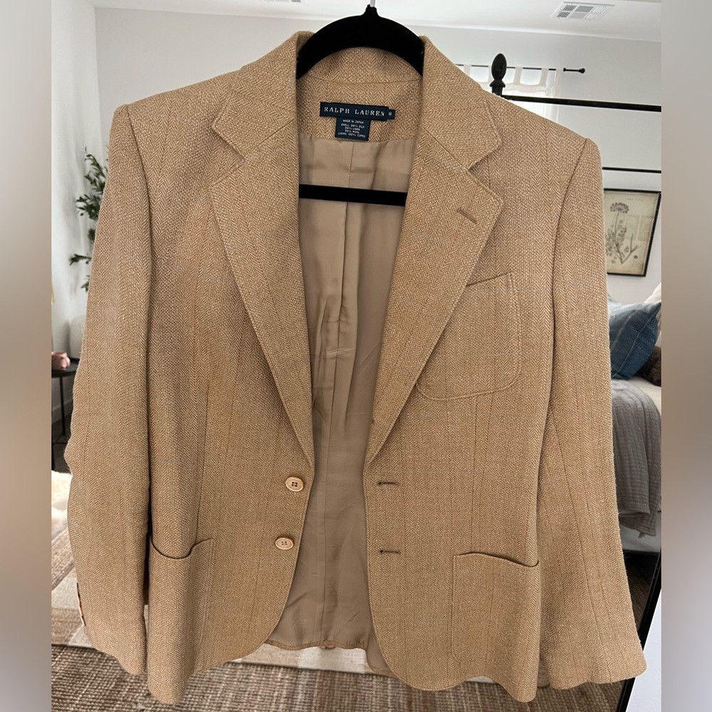 Ralph Lauren Tan Wool Blazer